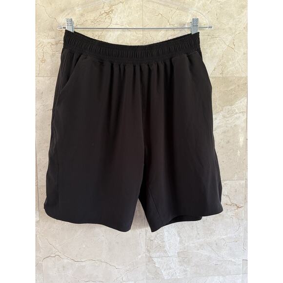 Italic Men’s Black Stride Athletic Shorts 9” Large - Workout Active Quiet Luxury - Picture 4 of 8